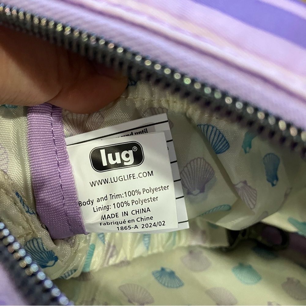 Lug East West Crossbody - Bebop Love Waves Purple NWOT - Picture 9 of 11